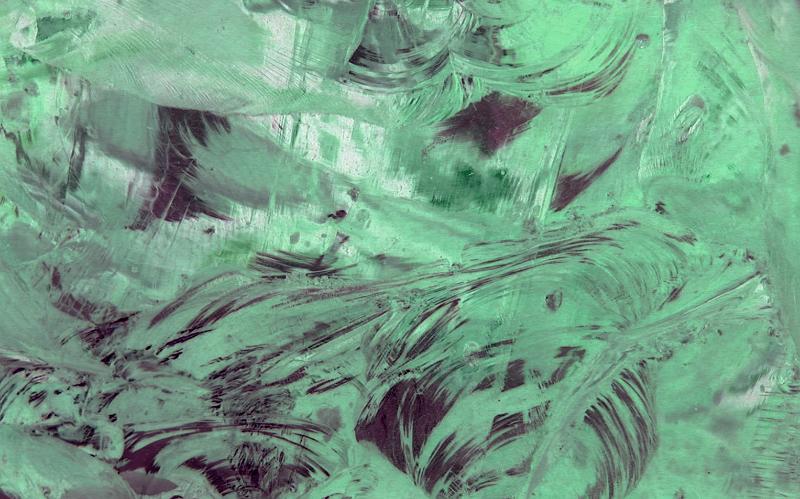 Free Stock Photo: Close up view on fractured swirling green glass as abstract background with copy space