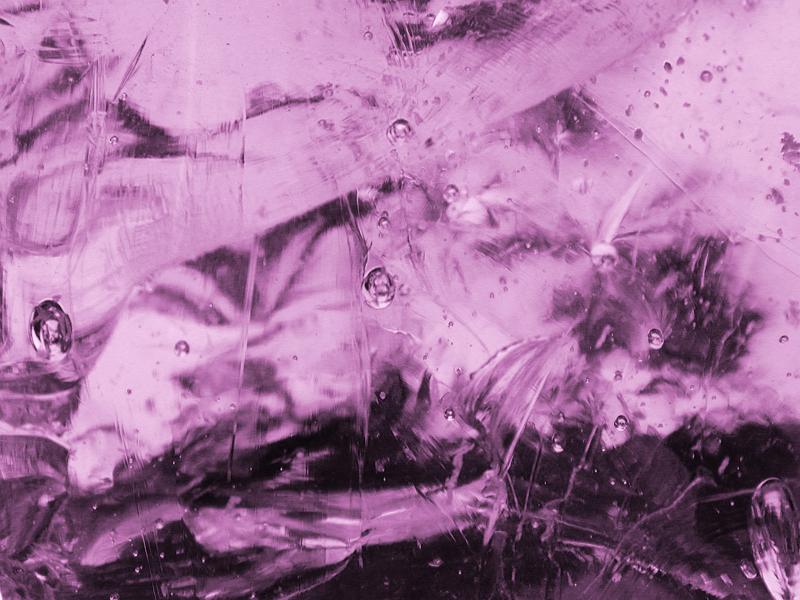 Free Stock Photo: Abstract background with air bubbles, cracks and water droplets above dark lower sections in purple hue