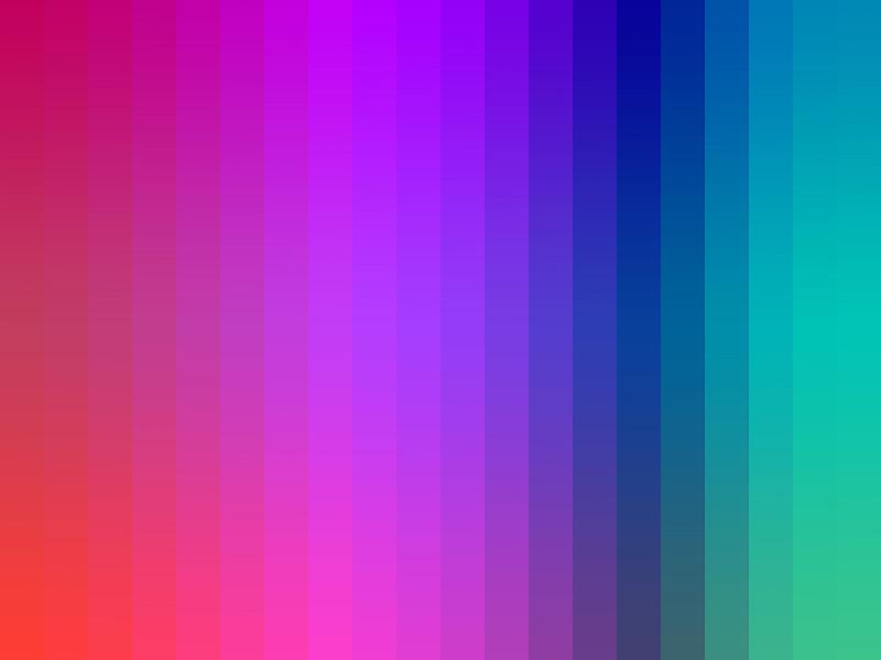 Free Stock Photo: Digital background of colorful red, turquoise and blue as large pixels