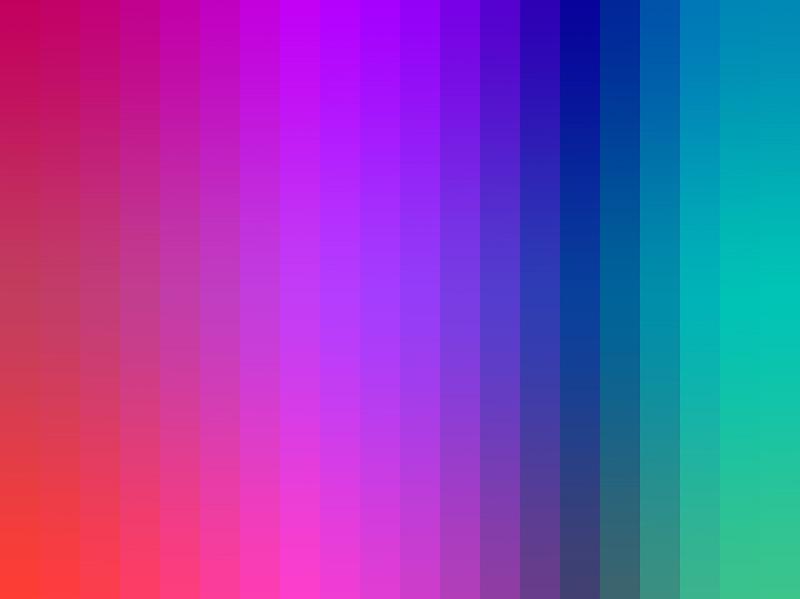 Free Stock Photo: Digital background of colorful red, turquoise and blue as large pixels