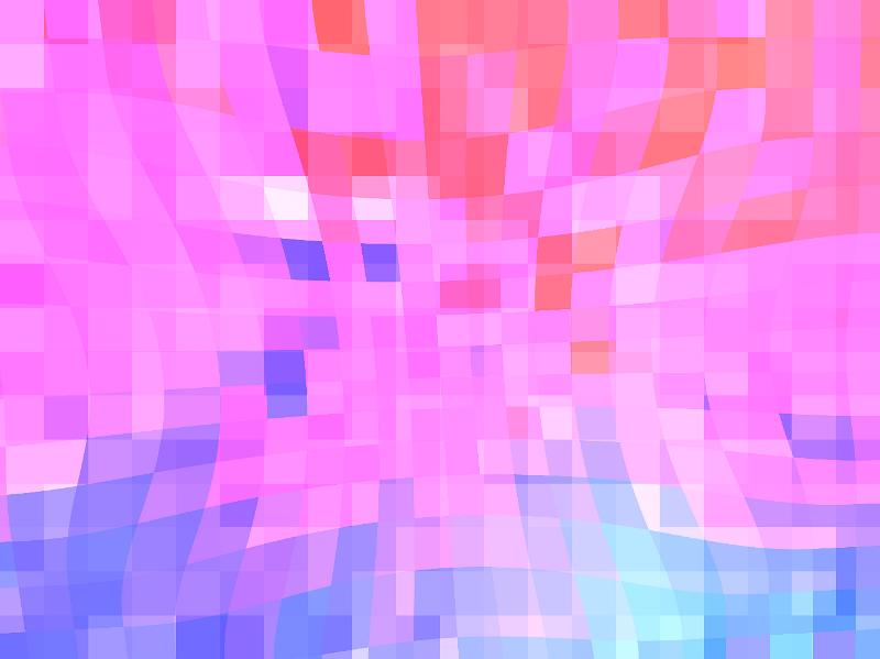 Free Stock Photo: Distorted pixel grid in pink and blue abstract digital background