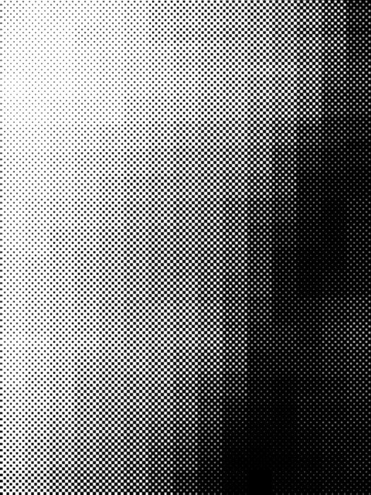 Free Stock Photo: Black and white gradient background made of half tone pixels