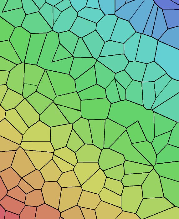 Free Stock Photo: Fractured colorful surface. Mosaic