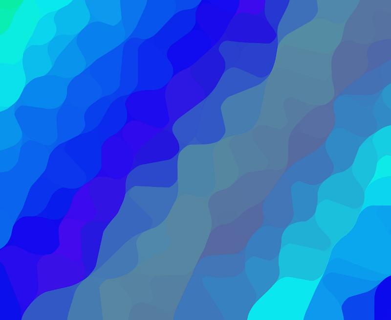 Free Stock Photo: Abstract Blue Wavy Background - Full Frame Digitally Generated Background of Pixelated Waves in Various Shades of Blue
