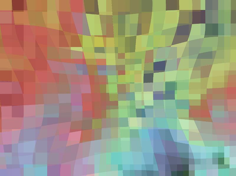 Free Stock Photo: Abstract Full Frame Pixelated Background - Colorful Pixels Arranged in Wavy Pattern