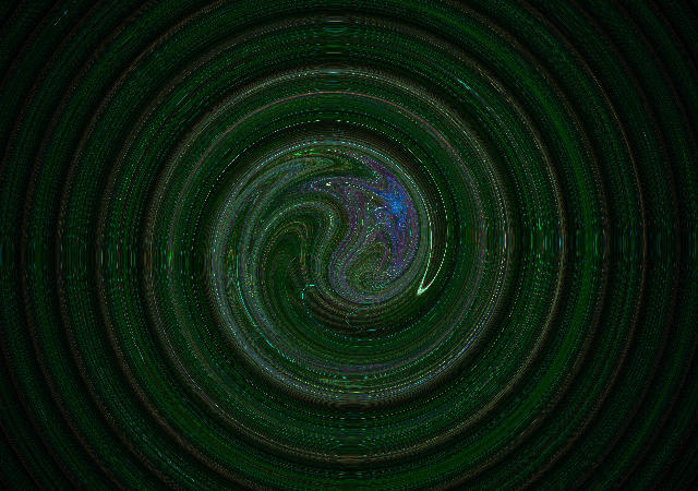 Free Stock Photo: a green abstract helical pattern