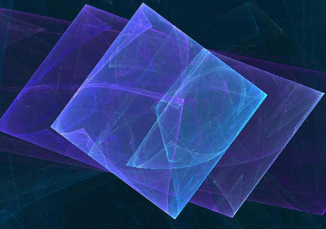 Free Stock Photo: and blue square fractal rendering