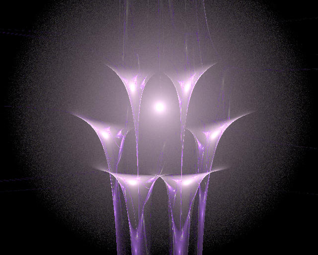 Free Stock Photo: a glowing pink geometric fractal