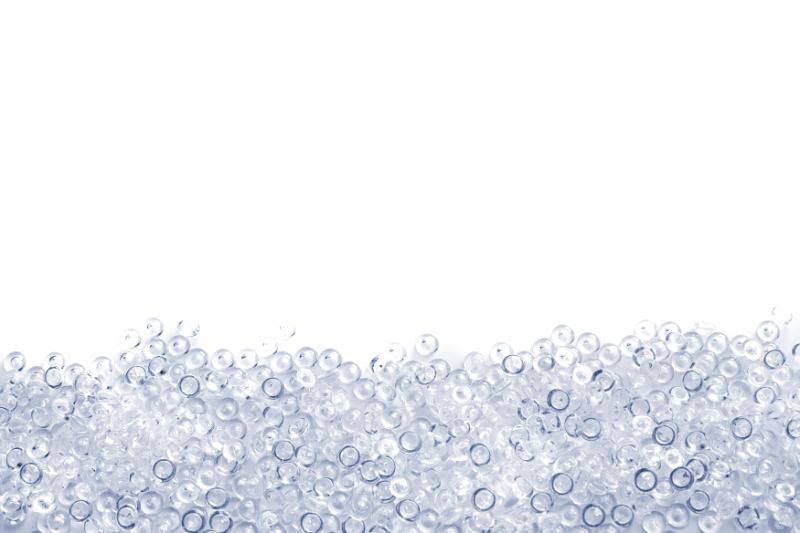Free Stock Photo: a plain background with bottom border of water drop like beads