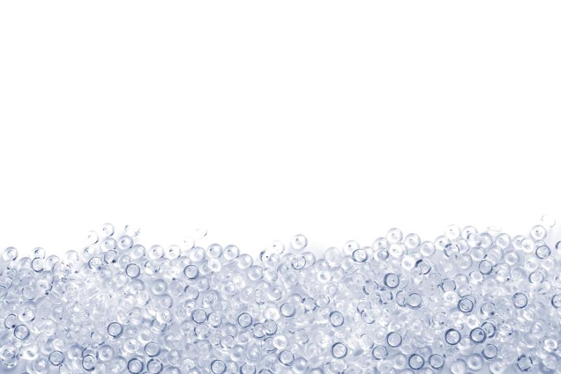 Free Stock Photo: a plain background with bottom border of water drop like beads