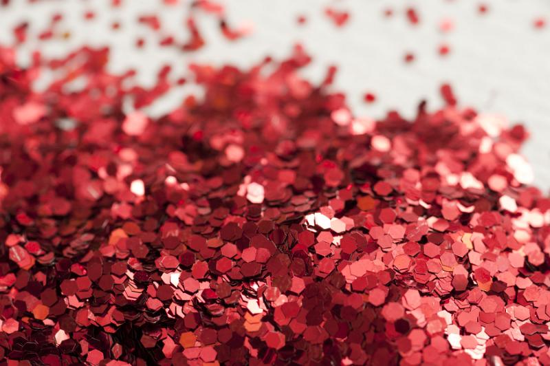 Free image of Close up of red glitter