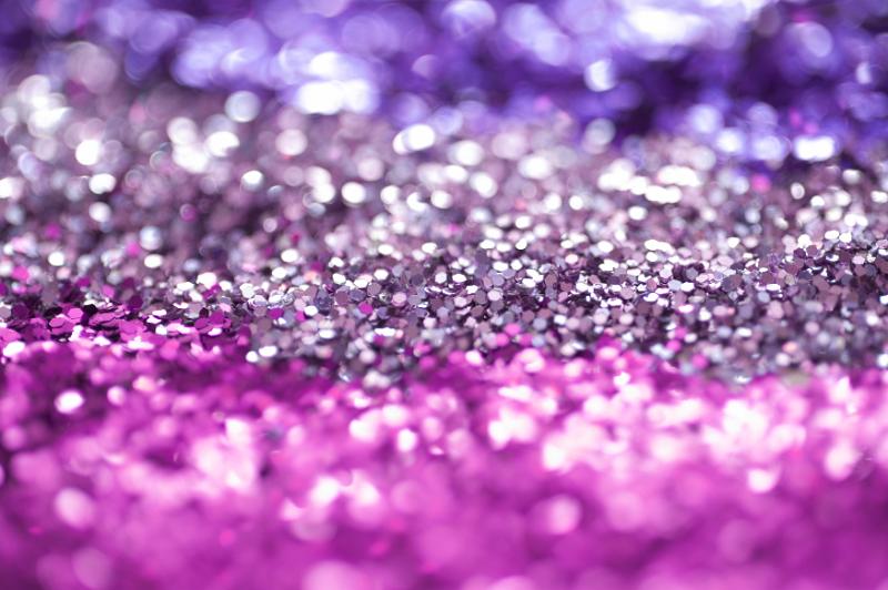 Free Stock Photo: a layered background of glitter with blue pink and silver