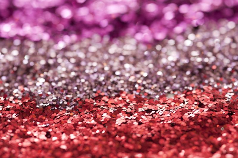 Free Stock Photo: a background of coloured glitter in three colours