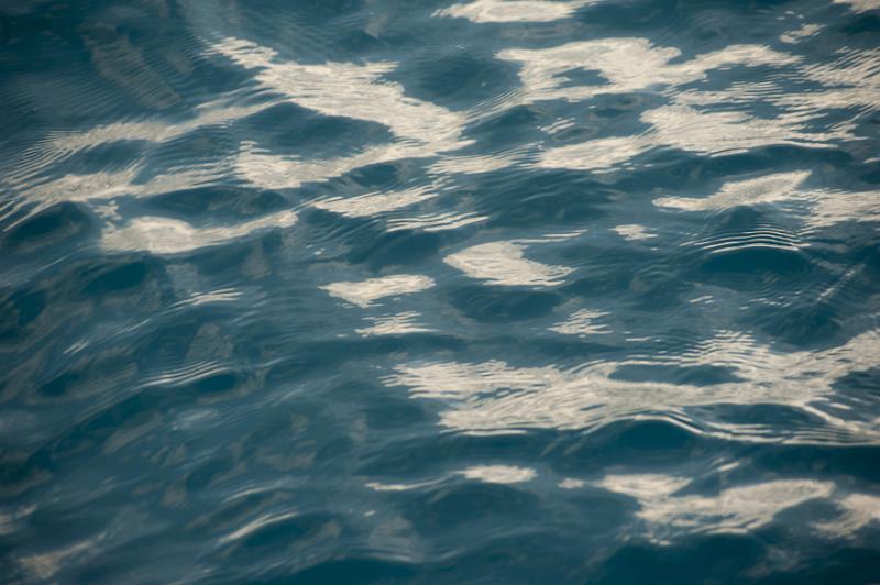 Free Stock Photo: Full frame top down view of slightly wavy and steady water for background with copy space