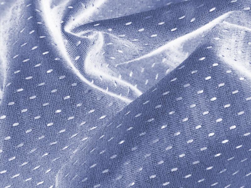 Free Stock Photo: Abstract background composed of blue wrinkled fabric with silver dashes in it