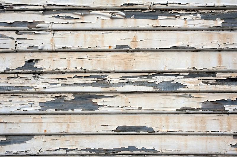 Free Stock Photo: wood weather board cladding planks with flaked paint