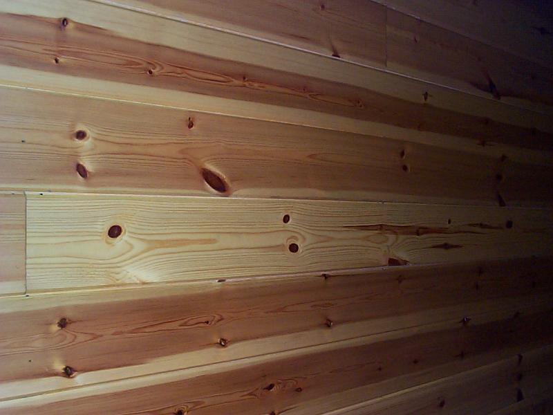 Free Stock Photo: interior softwood pine boarding