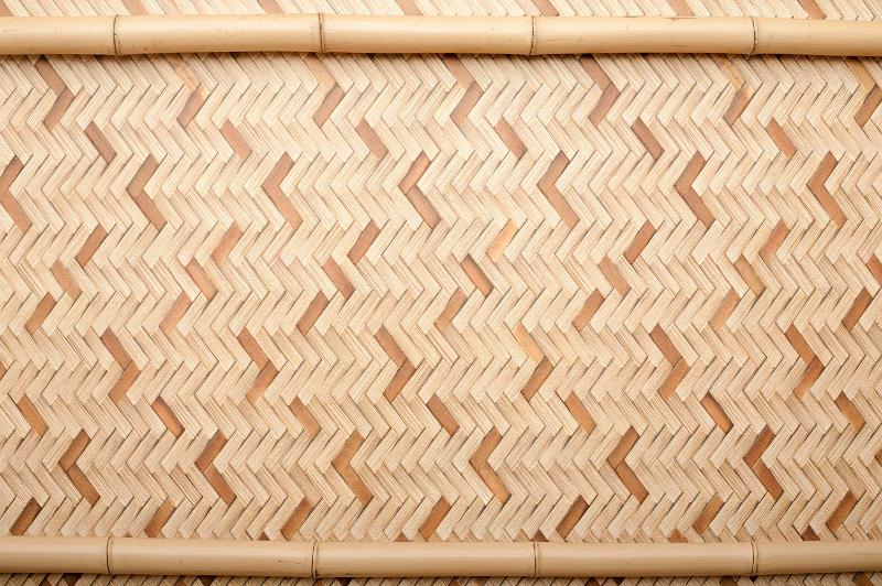 Free Stock Photo: zig zag weave bamboo surface