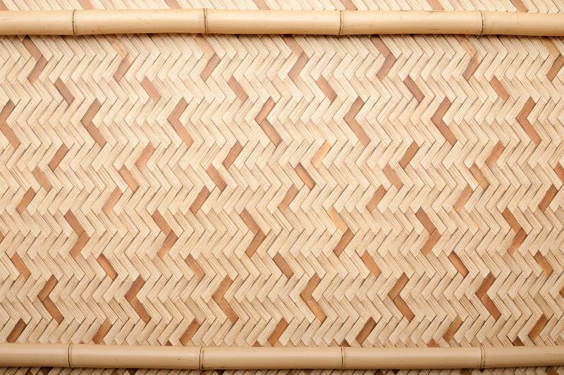 Free Stock Photo: zig zag weave bamboo surface