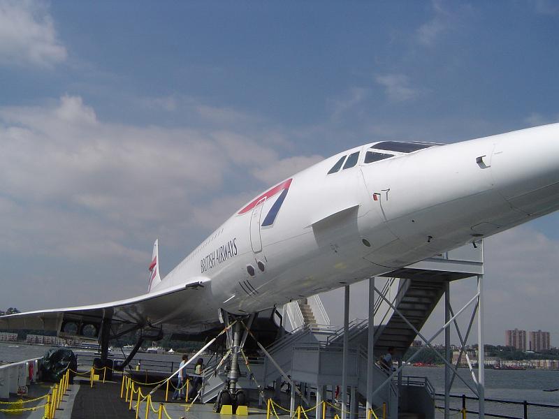 Free Stock Photo: Concorde, supersonic aircraft and symbol of anglo french union