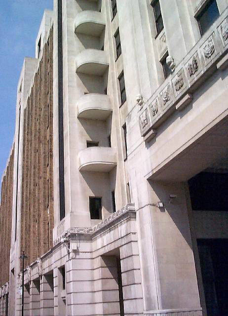 Free Stock Photo: london buildings: art decco style facade