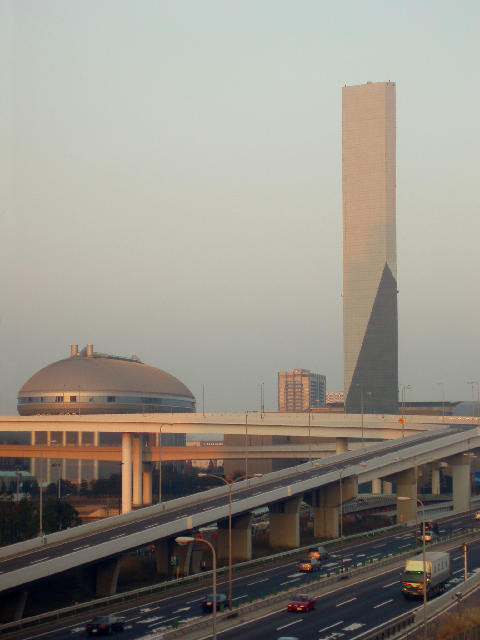 Free Stock Photo: futuristic architecture of tokyos modern docklands redevelopment zone, japan
