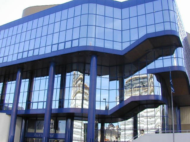 Free Stock Photo: modern glass architecture of nottinghams royal concert hall