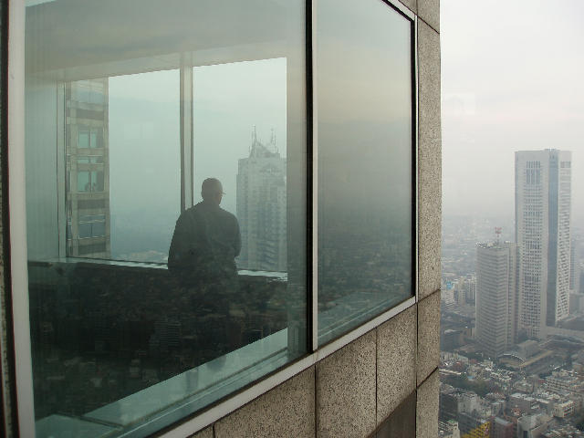 Free Stock Photo: a hazy day high above urban tokyo, japan