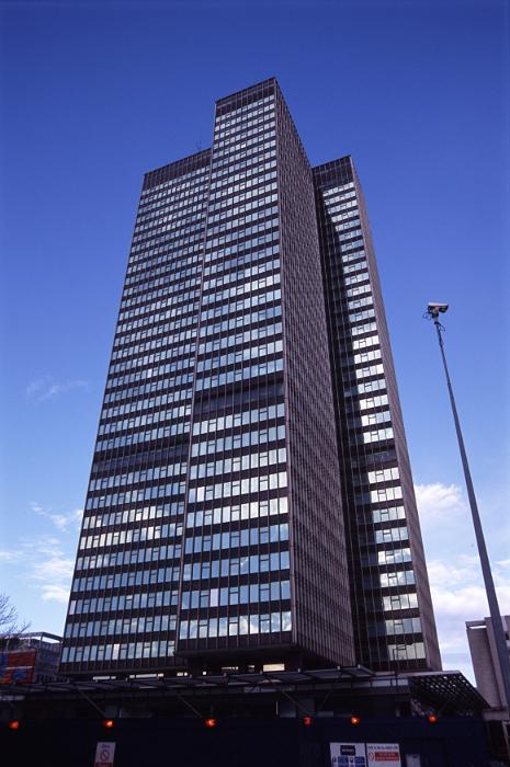 Free Stock Photo: low angle view of iconic london architecture the Euston tower