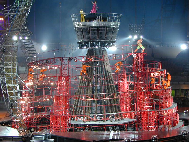 Free Stock Photo: Finale of an elaborate Circus Performance - not model released