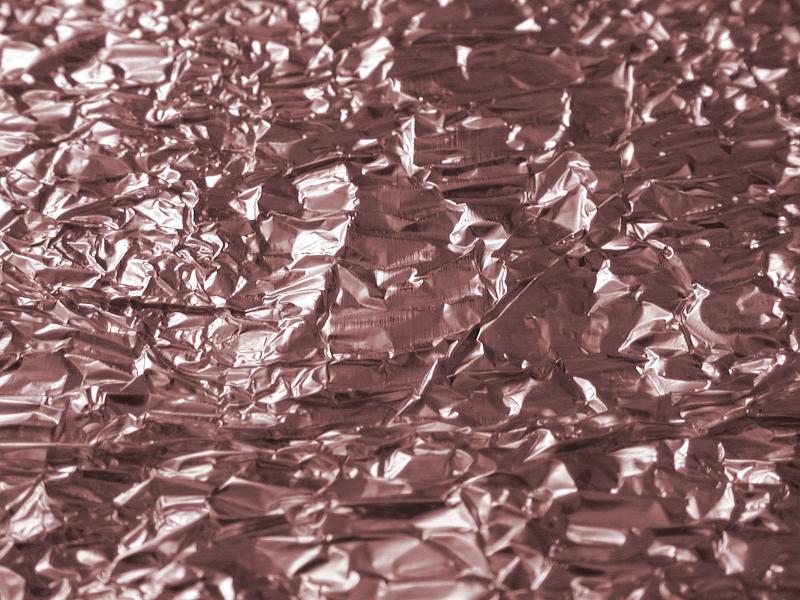 Free Stock Photo: Full frame close up of shiny crinkled metalic gold paper