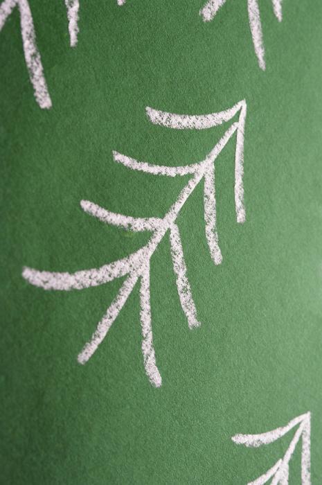 Free Stock Photo: a pine tree symbol drawn in chalk on a rough green surface