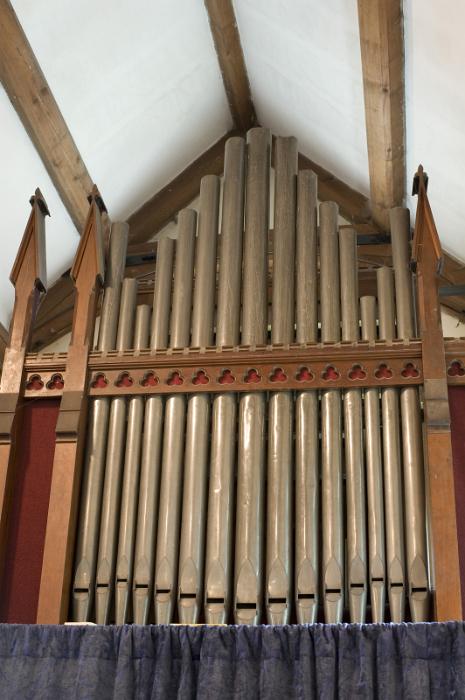 Free Stock Photo: a small village church organ.. ready to play the wedding march