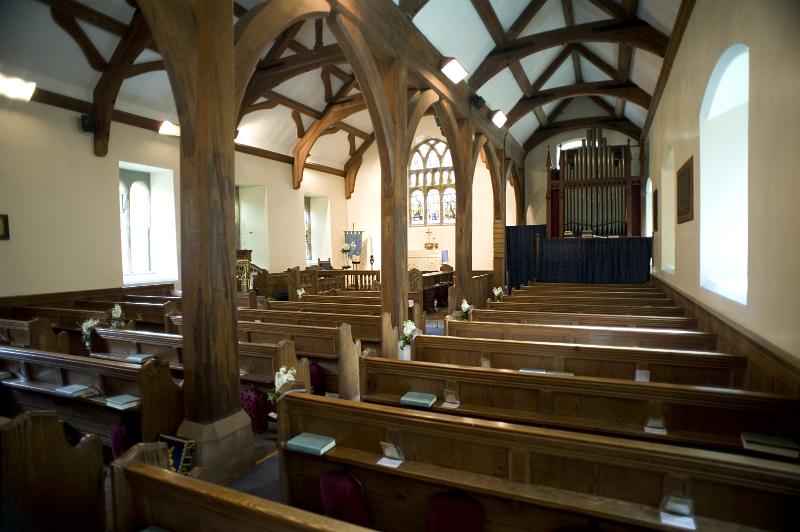 Free Stock Photo: the inside of a rural village church in england