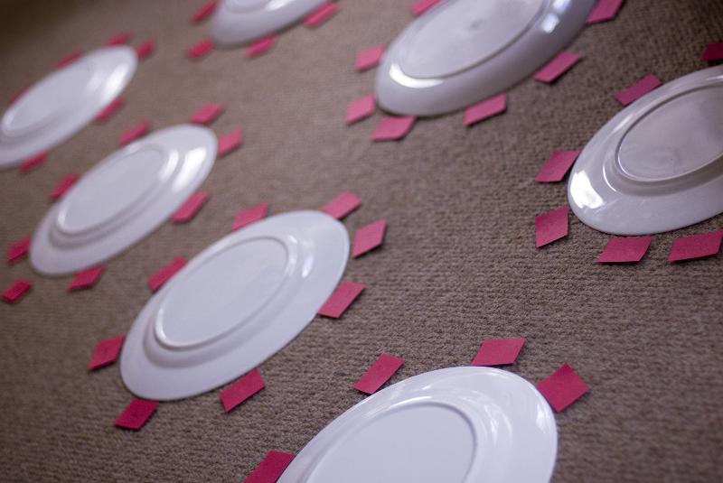 Free Stock Photo: planning where to sit the guests at a wedding breakfast