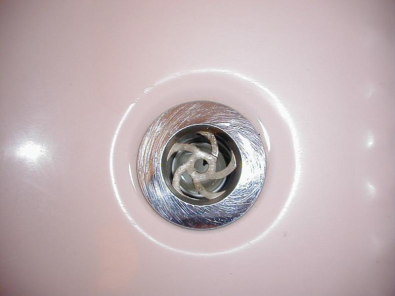 Free Stock Photo: a plug hole in the bottom of a sink