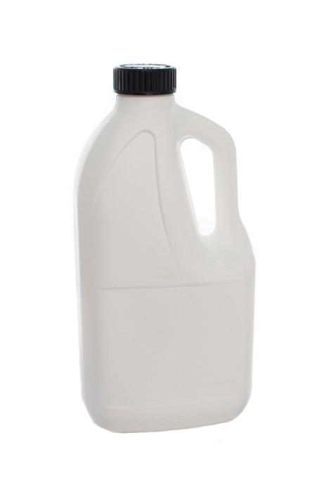 Free Stock Photo: a plain white bleach bottle isolated on white
