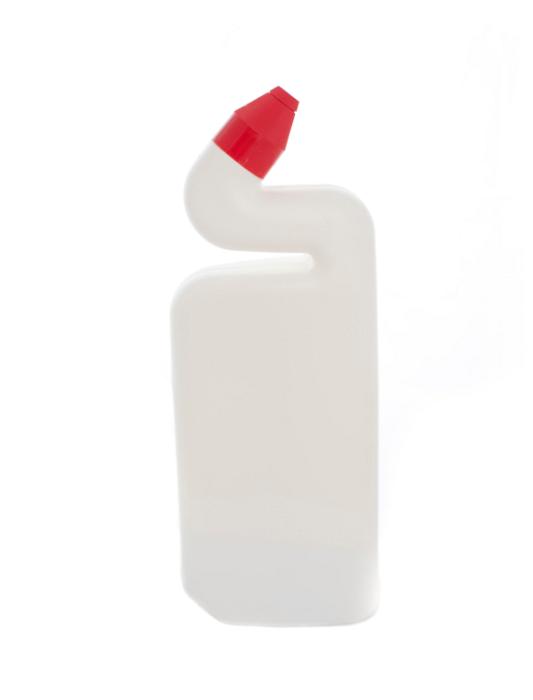 Free Stock Photo: a blank bottle of domestic toilet cleaner bleach