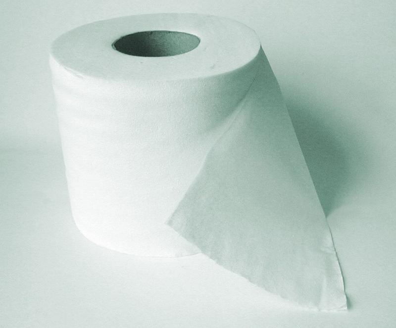 Free Stock Photo: white paper toliet roll