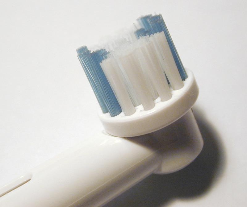 Free Stock Photo: close up image on the head of an electric tooth brush
