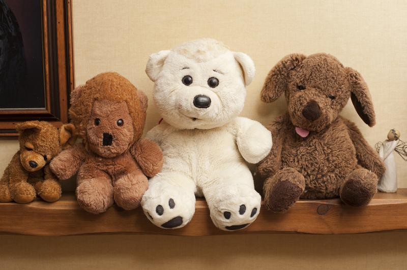 Free image of Row of Teddys