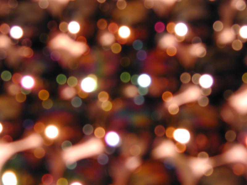 Free Stock Photo: background of repeating bokeh shapes with coppery warm tone