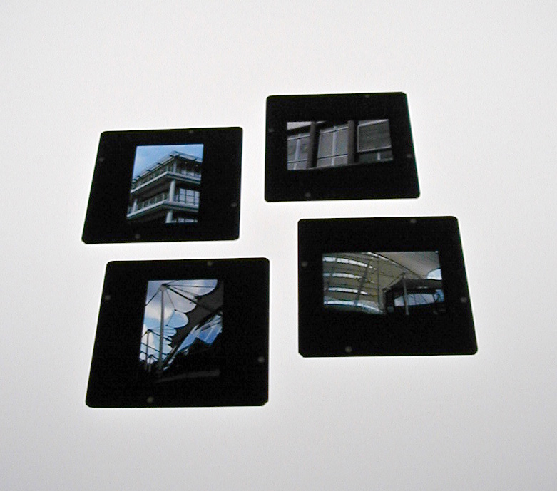 Free Stock Photo: assorted architectural slides on a lightbox