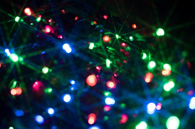 Free Stock Photo: sparkling background of twinkly fairy lights out of focus and ethereal