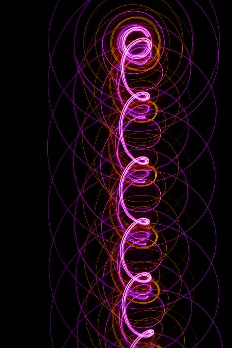 Free Stock Photo: intricate plotted light painting effect similar to a guilloche pattern
