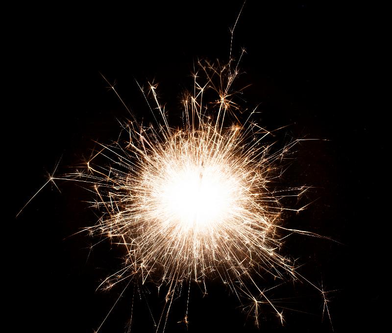 Free Stock Photo: a background of an eruption firework sparks emerging from a brilliant central point