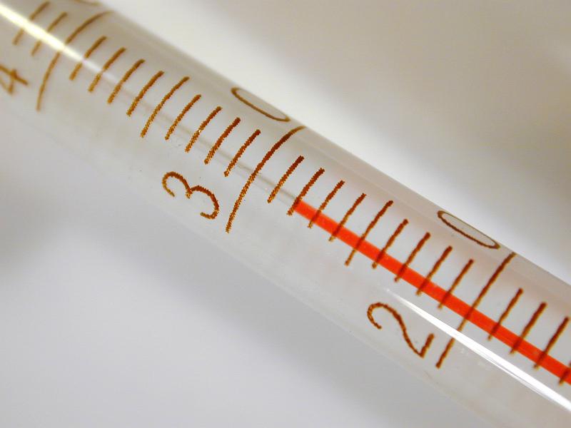 Free image of Alcohol Thermometer Measured in Celcius
