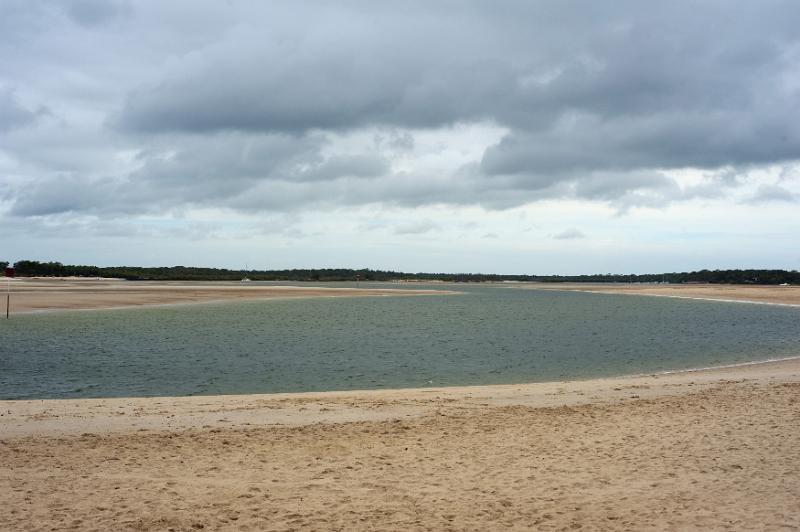 Free Stock Photo: Panorama View of an Empty Tranquil Estuary Under a Dramatic Sky in the Afternoon.