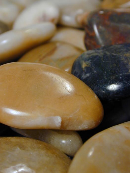 Free Stock Photo: a background of smooth rounded river washed stones