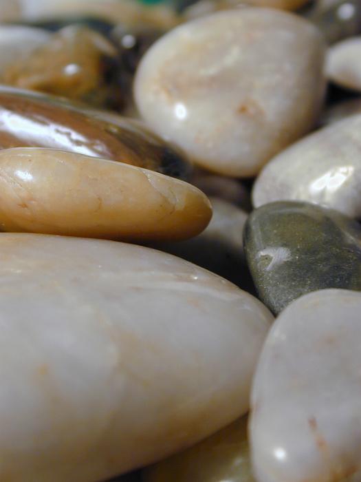 Free Stock Photo: an assortment of rounded river washed stones